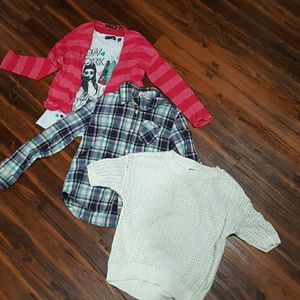 Girl shirt bundle size 7-8